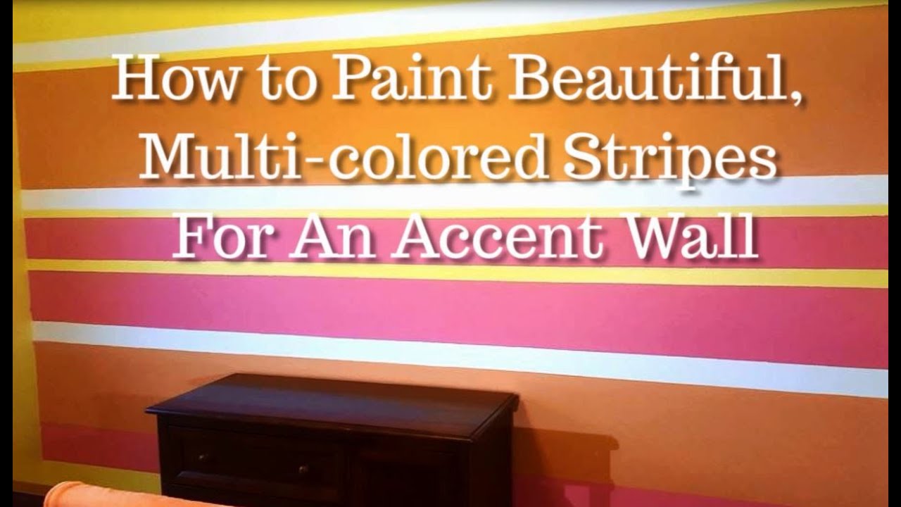 Design Kickstarter How To Paint Wall Stripes Using Three Or Four