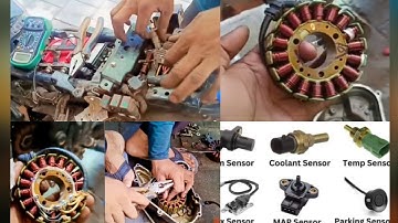 Part 1 Pulsar rs 200cc battery charging problems magnet coil replacement problem solve full video