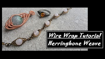 How to herringbone Wire Wrap