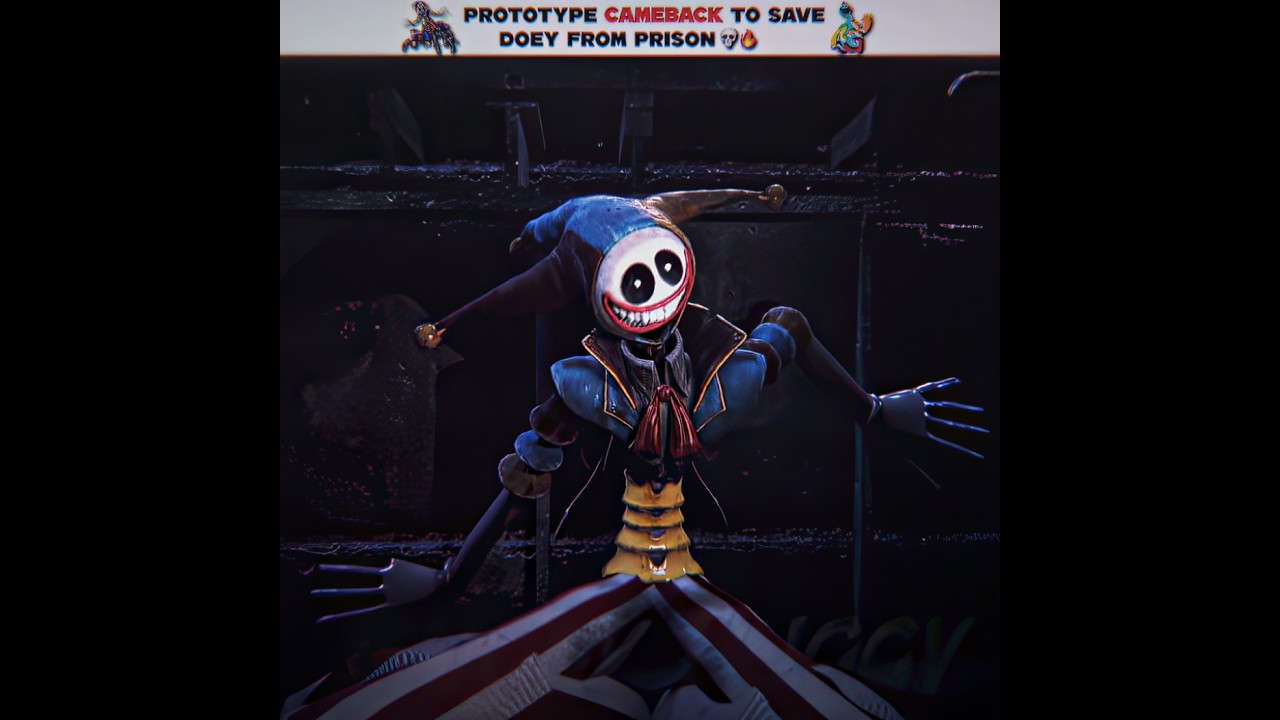 Prototype Cameback to Save Doey from Prison 💀🔥 - poppy playtime chapter 6 edit #poppyplaytime #fypシ