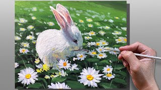 Painting a Rabbit with Acrylics
