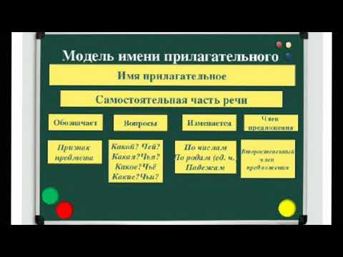 Имя прилагательное. Обобщение. 2 класс