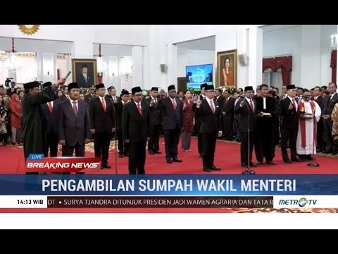 [FULL] Pelantikan Wakil Menteri Kabinet Indonesia Maju