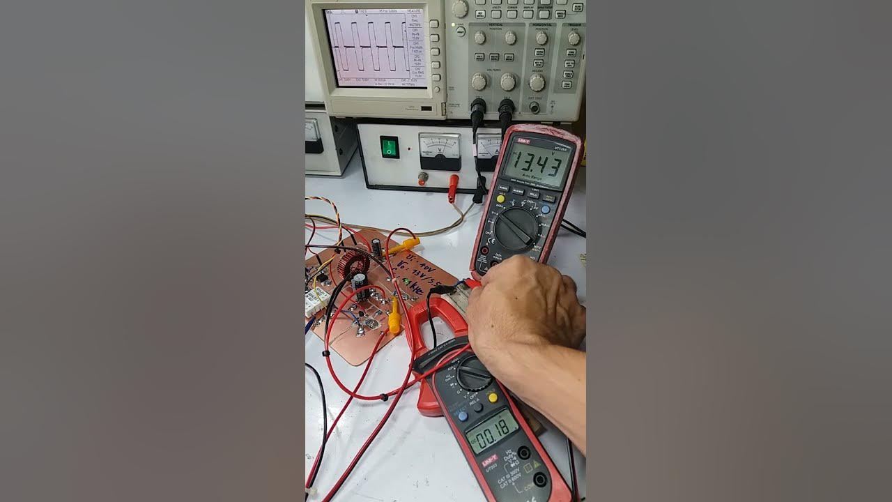Op-amp LM393 Control DC-DC Synchronous Buck Converter - YouTube