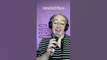 Thumbnail of Harmony Breakdown for One Last Time by Ariana Grande | #shorts #harmonybuilding #acappella #tiktok