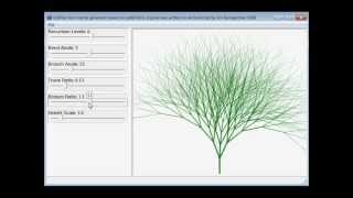 Fern Fractal generator based on pyWinGUI GDI+ module