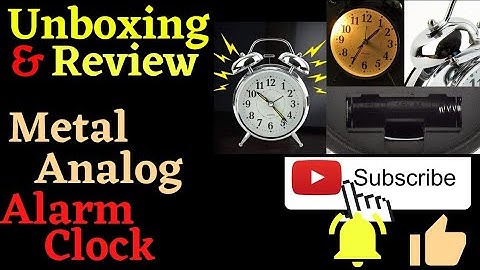 #unboxing #alarmclock #review  Analog Alarm Clock | Loud alarm | Night Light | Unboxing & Review