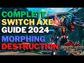 Everything you need to know about switch axe in 2024  guide  tutorial  mh rise sunbreak