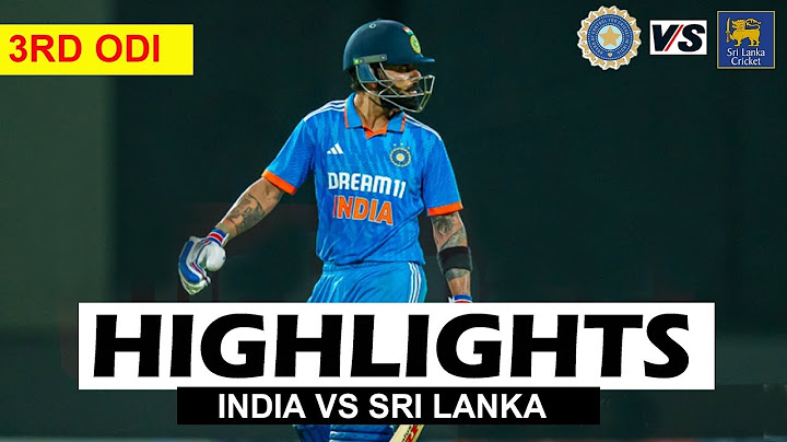 INDIA VS SRI LANKA 3RD ODI MATCH HIGHLIGHTS 2024 | IND VS SL
