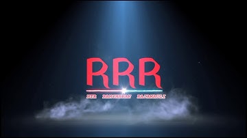 RRR movie title Intro making in kinemaster app