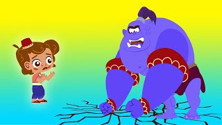 Aladdin - An Awful OGRE is attacking ALADDIN - Fairy Tales cartoons for kids