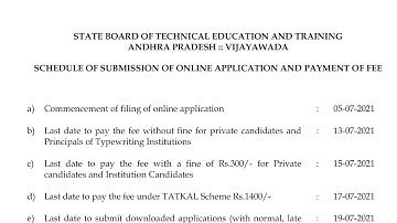 AP SBTET RELEASED LATEST NOTIFICATION IN WEBSITE | TWSH NOTIFICATION RELEASED | BSD TELUGU TECH