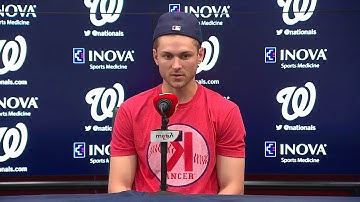 Trea Turner talks about his conversation with Nats hitting coach Kevin Long