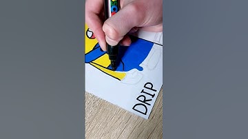 Drawing a minion in drip style✏️🍌