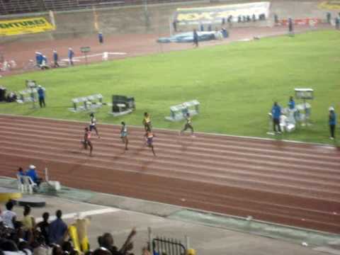 Veronica Campbell 20.58 200m finals Jamaican trial...