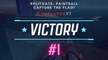 Splitgate gameplay #1 Paintball Capture The Flag!