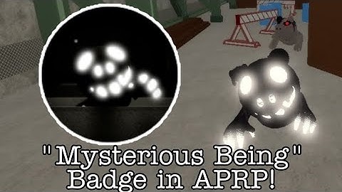 How To Get The "Mysterious Being" Badge + Crawling Trap Morph in APRP: The Return | Ezequiel