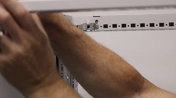 Installing a TS 8 Mounting Panel in the Rearmost Position