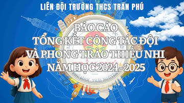 BÁO CÁO TỔNG KẾT CÔNG TÁC ĐỘI VÀ PHONG TRÀO THIẾU NHI NĂM HỌC 2024-2025