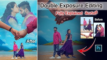 Double Exposure Photo Editing I Outdoor Photo Editing I PHOTOSHOP TELUGU I PHLEARN TELUGU