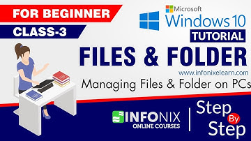 Class 3 | Files and Folder Management | Windows 10 | Hindi