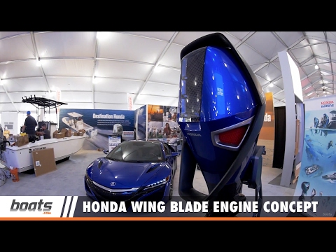 Honda Wing Blade Engine Concept: First Look Video Sponsored by United Marine Underwriters