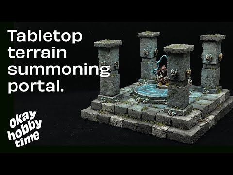 How to craft a summoning portal – tabletop terrain for D&D, Warhammer, and more!