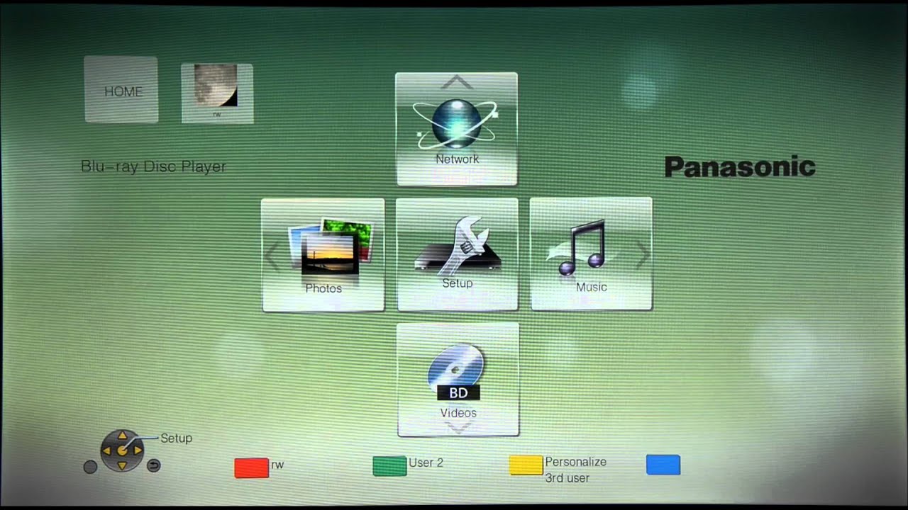 Hands on: Panasonic DMP-BDT360 blu-ray player - YouTube