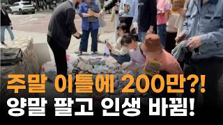 양말길거리 장사로 1억 벌었습니다. 양말 노점장사의 모든것!