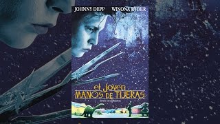 El joven manos de tijera