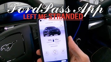 FordPass app using Phone as a Key left me stranded!  Mach-E