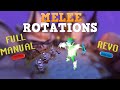 Revo and full manual melee dps rotations  runescape 3