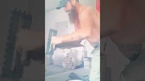 back buttering tile is fun. #like #bluecollar #likeandsubscribe #tiletransformation