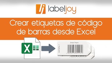 Crear etiquetas de código de barras desde Excel: guía sencilla paso a paso