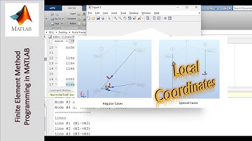 Programming the Finite Element Method using MATLAB - Part 26: Local Coordinates of Members