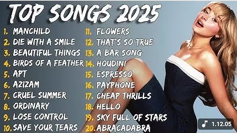 Top Spotify Hits October 2025 – Sabrina Carpenter, Bruno Mars, Billie Eilish