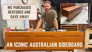 We Purchased Restored & Gave Away An Iconic Sideboard