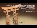 Japanese Miyajima Torii: 3D Assembly Animation (1080HD)