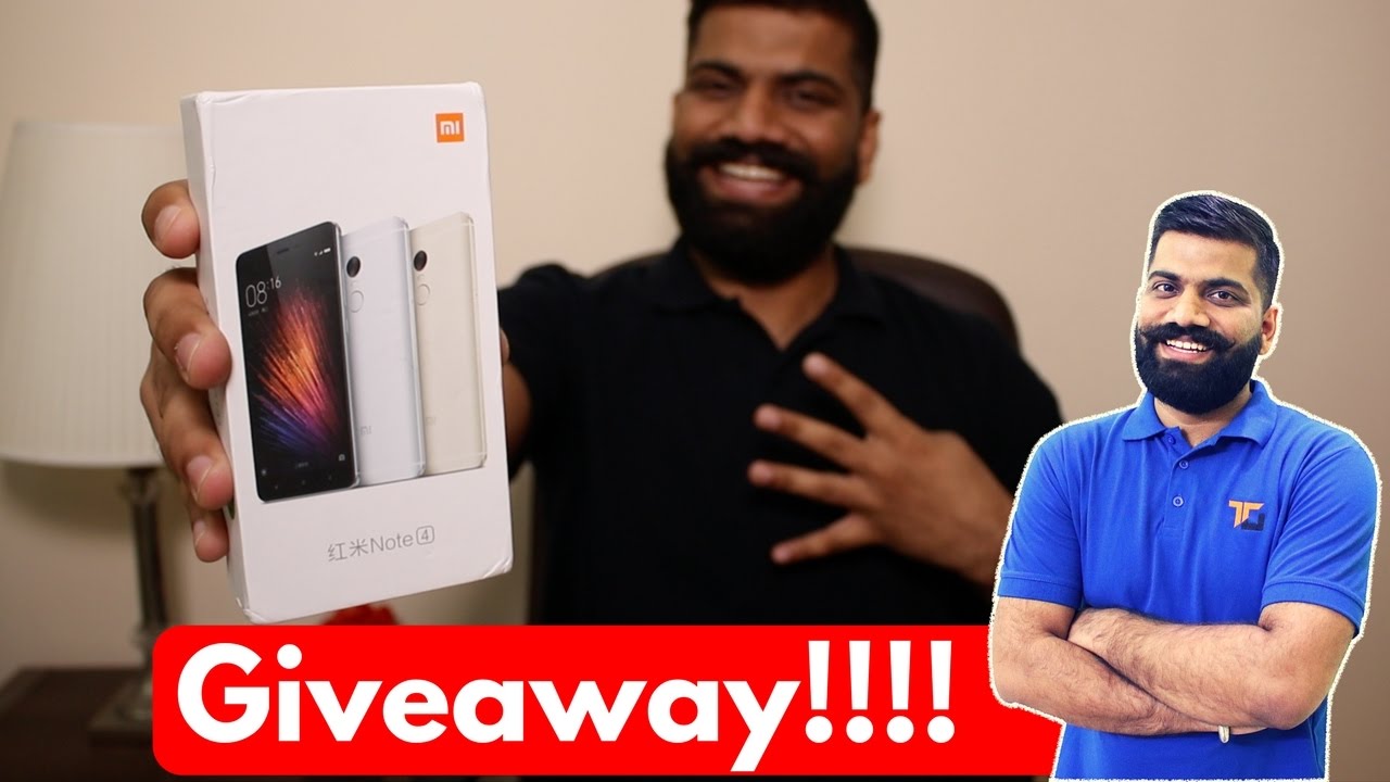 Xiaomi Redmi Note 4 Unboxing & Giveaway - My Opinions - YouTube