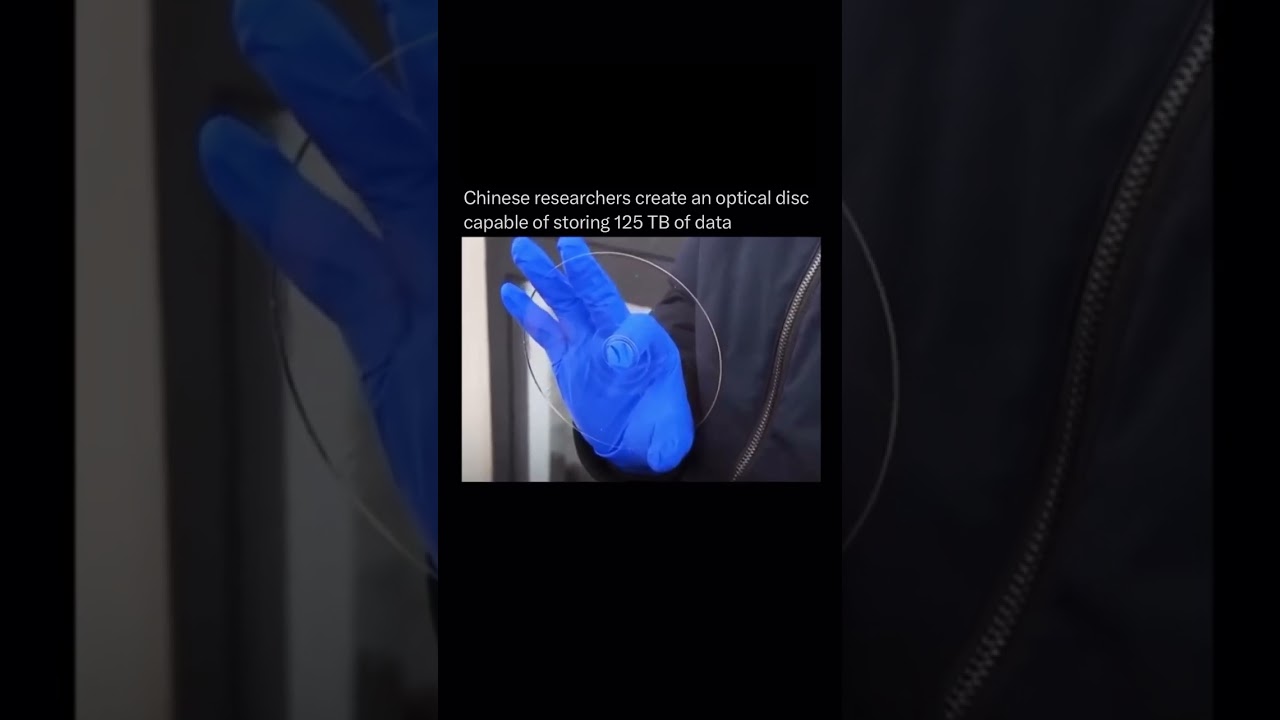 Optical Disk That Can Store Up To 128 Terabyte 