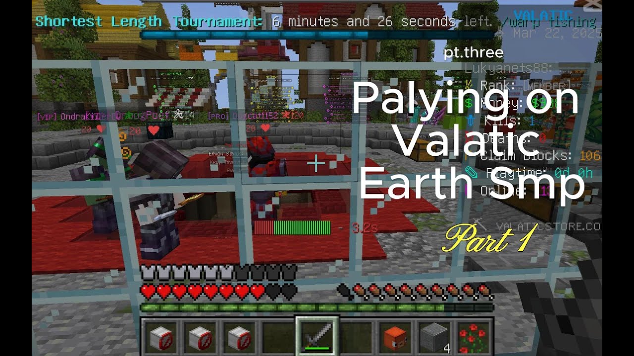 Playing On Earth Smp In Minecraft Part 1 - YouTube