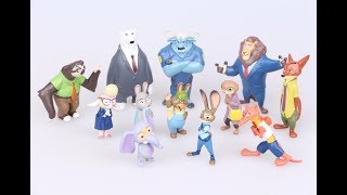картинка: Зверополис минифигурки. Игрушки с aliexpress.