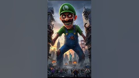 Scary Version of Giant Super Mario Squad #supermario #shorts #horror #creepy #anime