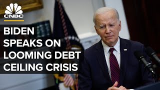 Biden on the debt ceiling crisis and potential impact of U.S. defaulting on its debt — 5\/10\/23
