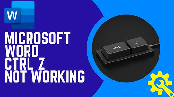 How To Fix Ctrl Z Not Working In Microsoft Word | Working Fixes