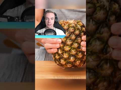 Как Почистить Ананас за Секунду? Лайфхак из Тик Тока - #shorts