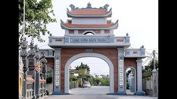 Lẽ khánh thành cổng văn hóa làng vườn Bách Thuận