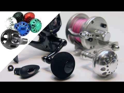 How to Replace a Riveted Fishing Knob With a Power Knob | Avet Van Staal Shimano Daiwa Gomexus