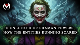 картинка: Ты заблокировал всю планету🌍🗝️, раскрыл свои шаманские силы🔮⚡, теперь существа разбегаются в панике