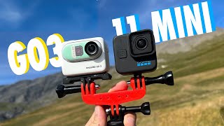 MEGACONFRONTO tra MINI ACTIONCAM - Insta360 GO3 vs GoPro 11 MINI